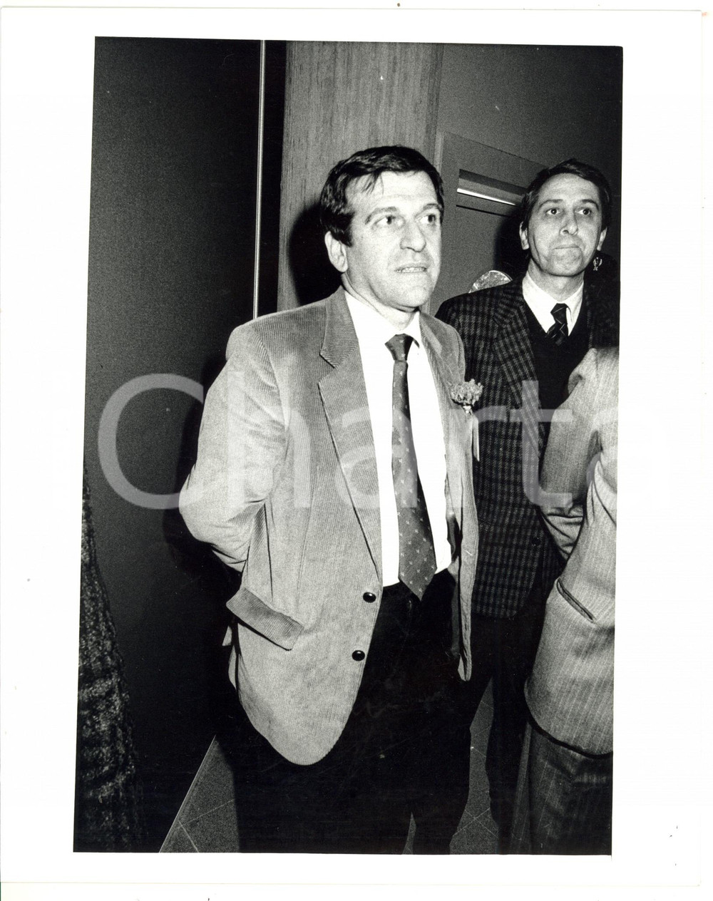 1985 ca POLITICA PSI Ritratto di Giorgio BENVENUTO *Foto VINTAGE 20x25 cm Fotografia di agenzia. CONDIZIONI: FAIR (bassa qualit&agrave; di stampa)FORMATO: 20x25 cm  originale e autentica 1