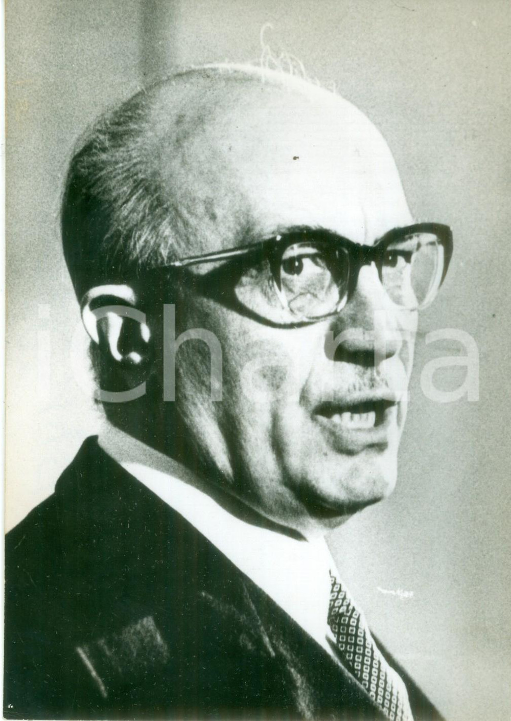 Fotografia d epoca originale 1978 ROMA Amintore FANFANI Presidente della Repubblica ad interim Foto 1