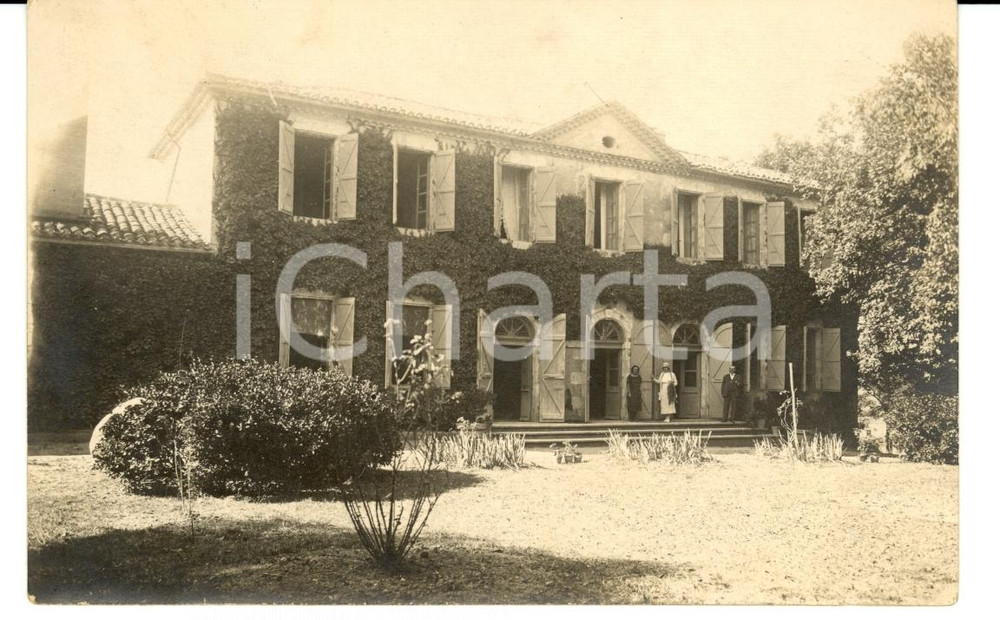 Fotografia d epoca originale 1928 MONFORT / GERS Les nouveaux seigneurs de BIGOURDAS RARE Photo 1