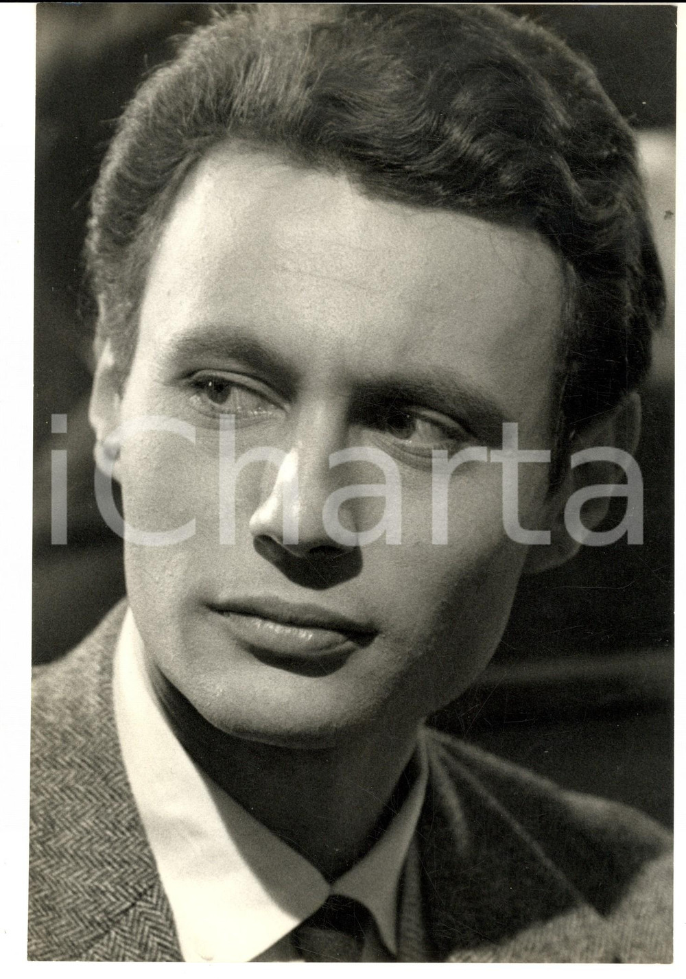 Fotografia d epoca originale 1960 ca CINEMA Ritratto dell attore Michel SUBOR Fotografia LYNX 1 1