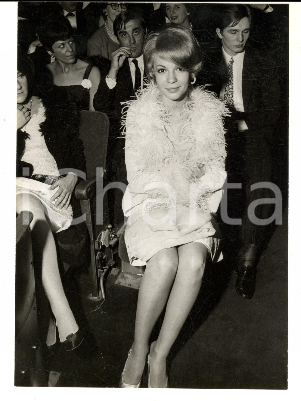 Fotografia d epoca originale 1960 ca PARIS Portrait de la soubrette Sophie Photo 2 1