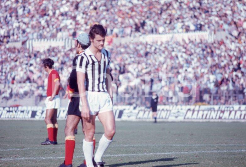 Fotografia d epoca originale JUVENTUS 1971/72 CALCIO Partita JuveCatanzaro DIAPOSITIVA ORIGINALE 7 1