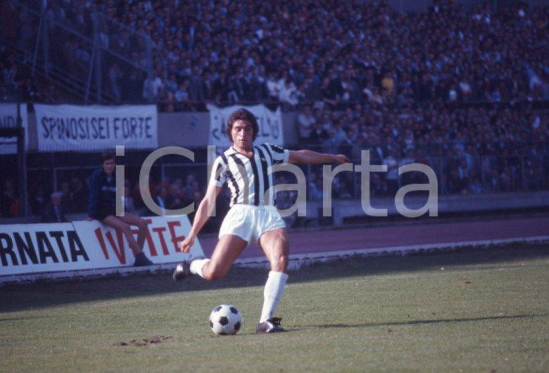 Fotografia d epoca originale JUVENTUS 1971/72 CALCIO Franco Causio DIAPOSITIVA ORIGINALE 2 1