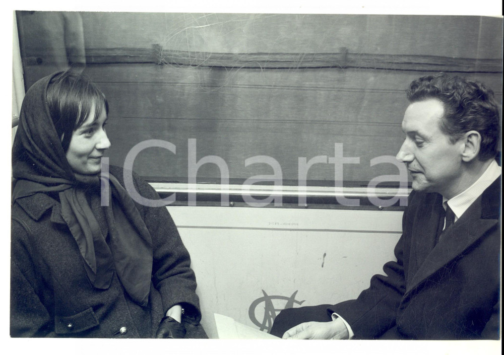 Fotografia d epoca originale 1960 ca PARIS Pierre PERRIN sul trasporto pubblico locale Fotografia 26x18 1