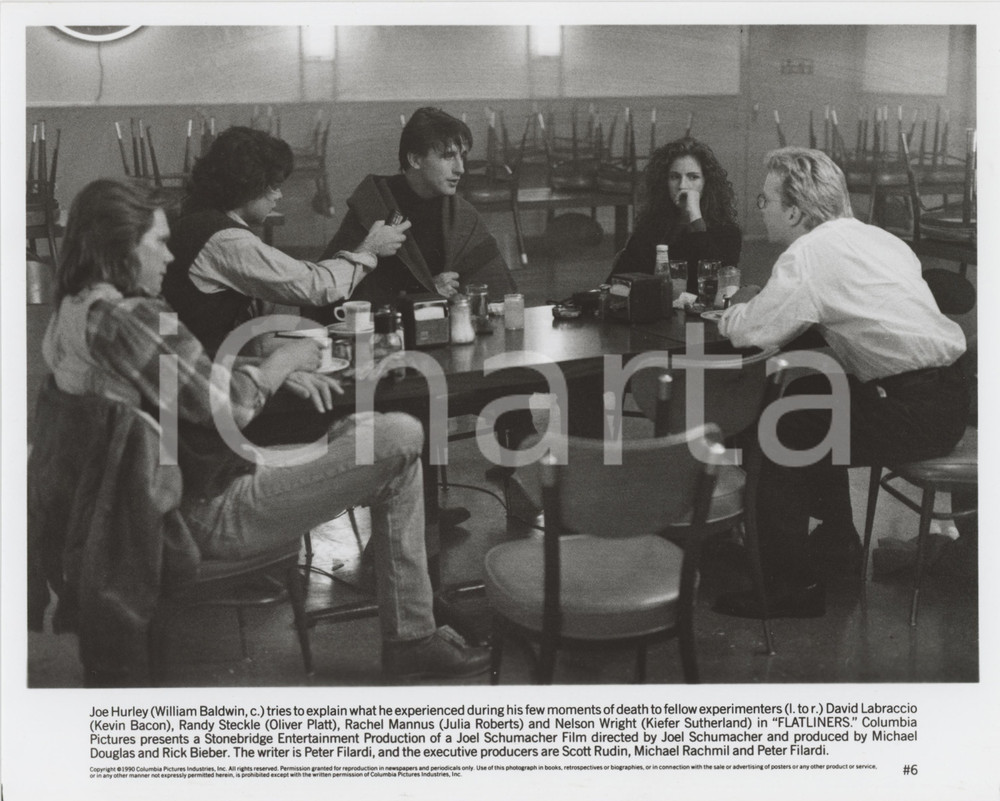 Materiale cinematografico d’epoca 1990 CINEMA Flatliners William BALDWIN Julia ROBERTS Kiefer SUTHERLAND Foto 1 1