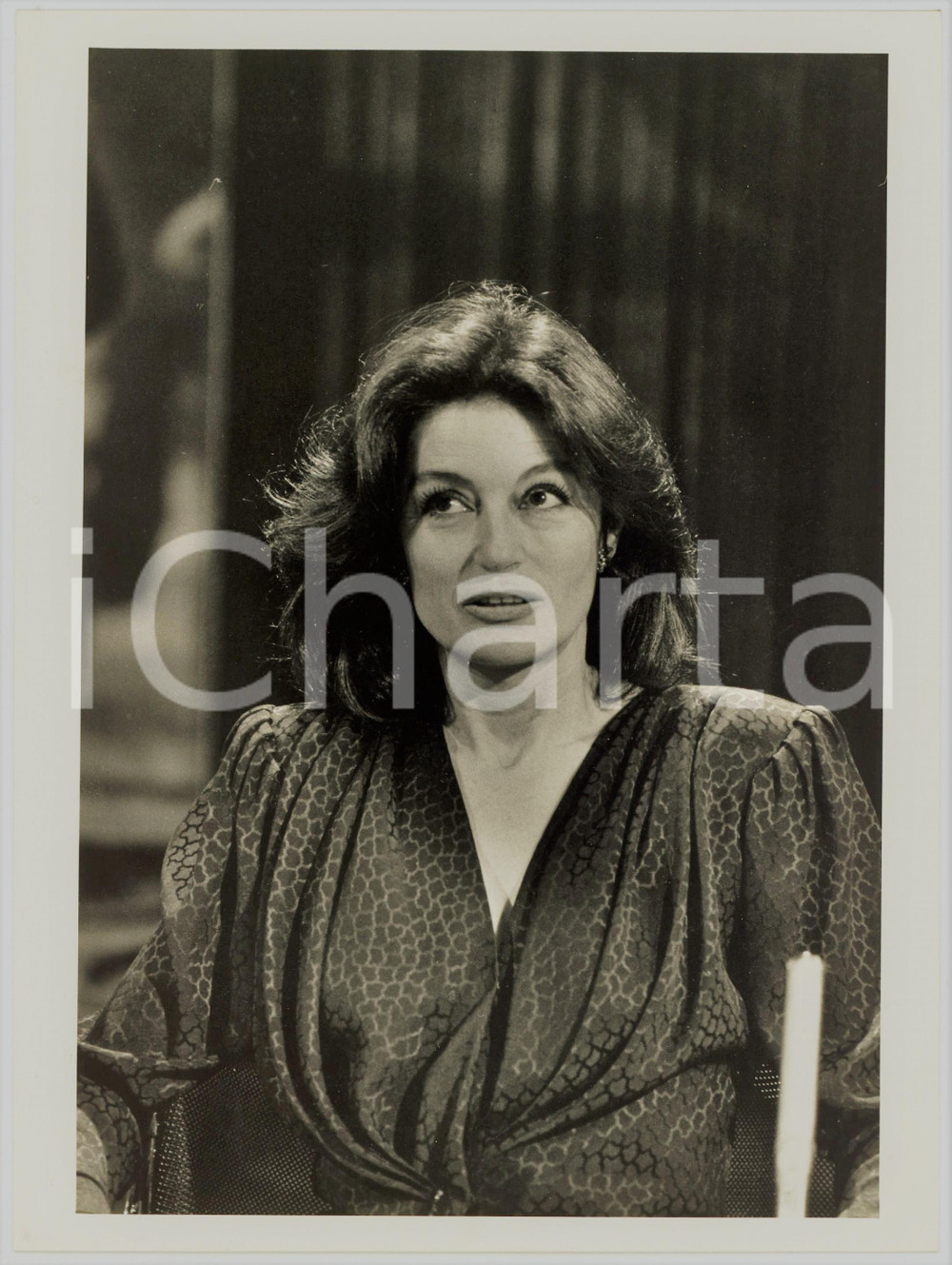 Fotografia d epoca originale 1983 RAI DUE  BLITZ Anouk AIMÉE Ritratto dell attrice  Foto 18x24 cm 2 1