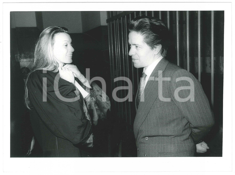 Fotografia d epoca originale 1987 MILANO Processo VERDIGLIONE Armando VERDIGLIONE Martine JODEAU GRYNBERG 2 1