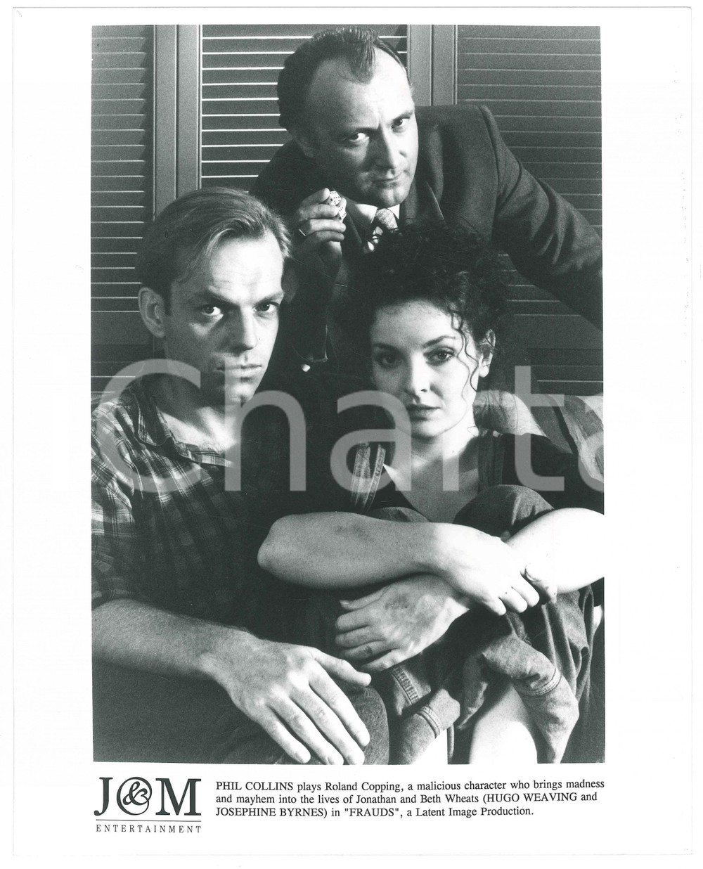 Materiale cinematografico d’epoca 1993 CINEMA  FRAUDS Phil COLLINS Hugo WEAVING Josephine BYRNES Photo 1