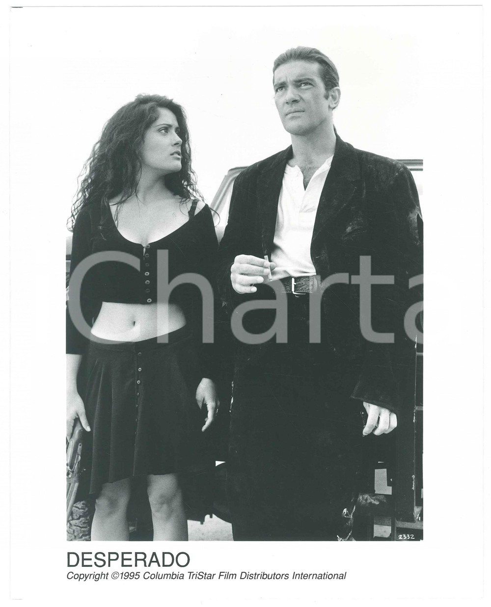 Materiale cinematografico d’epoca 1995 CINEMA  DESPERADO Antonio BANDERAS Salma HAYEK Photo 20x25 1