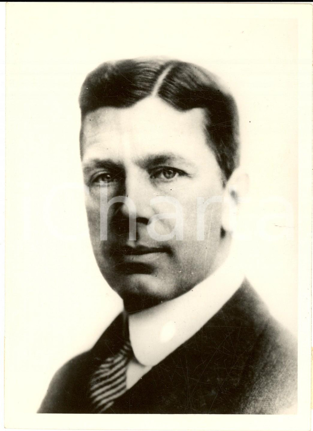 Fotografia d epoca originale 1930 ca SVEZIA Ritratto del principe Gustavo Adolfo Foto riproduzione 13x18 cm 1