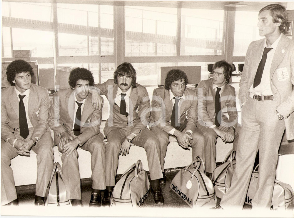 Fotografia d epoca originale 1979 COPPA AMERICA Calcio URUGUAY Foto gruppo Nelson AGRESTA Domingo CACERES 1