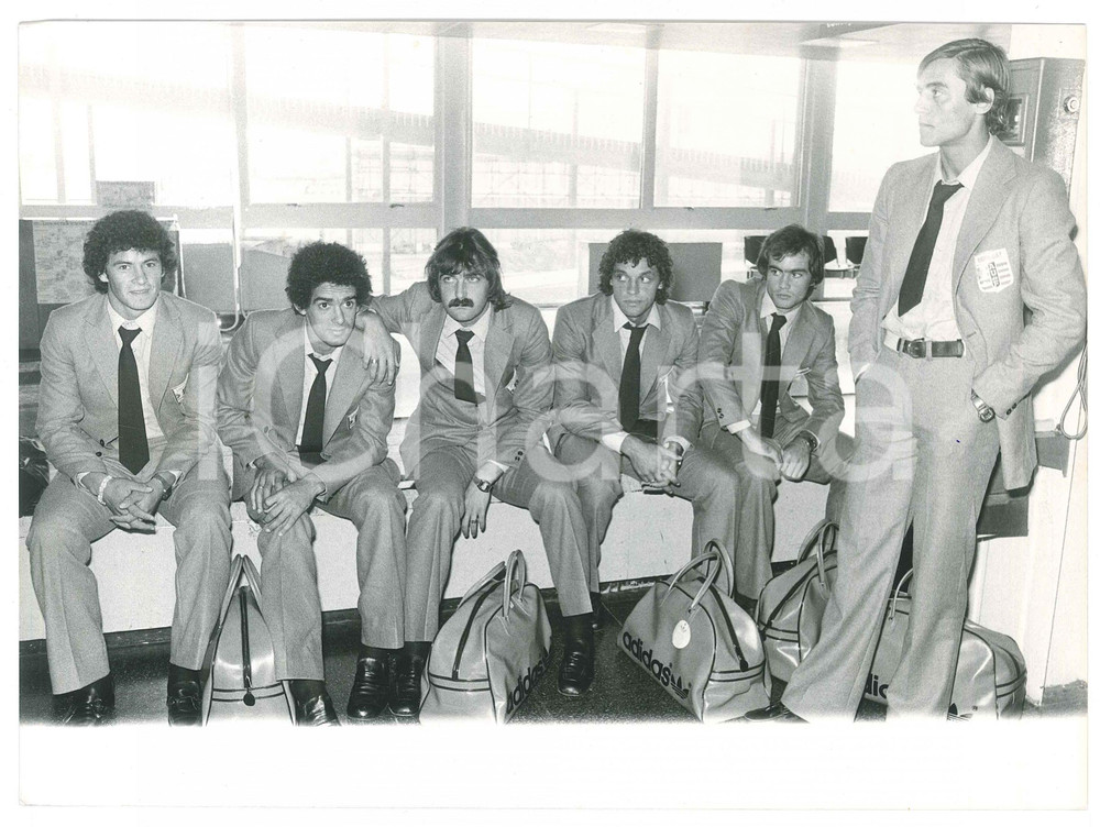 Fotografia d epoca originale 1979 COPPA AMERICA Calcio URUGUAY  Foto gruppo Nelson AGRESTA Domingo CACERES 1