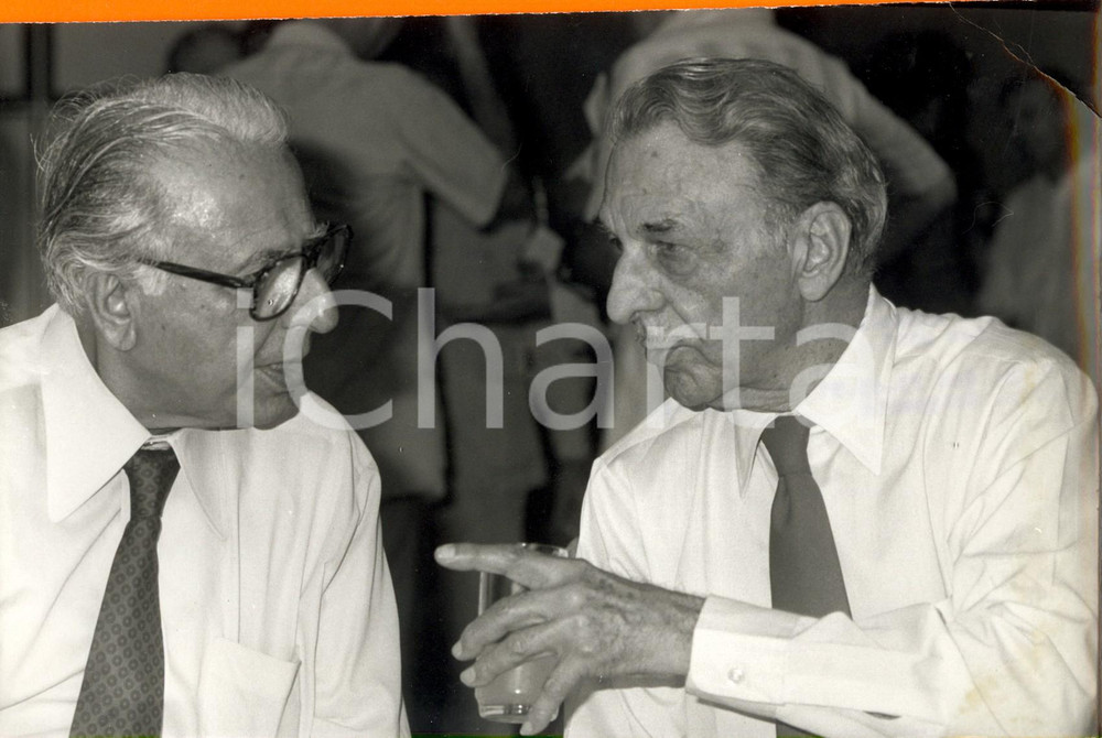 Fotografia d epoca originale 1981 INDIA Fratelli Naval e Jehangir Ratanji Dadabhoy TATA grandi industriali 1