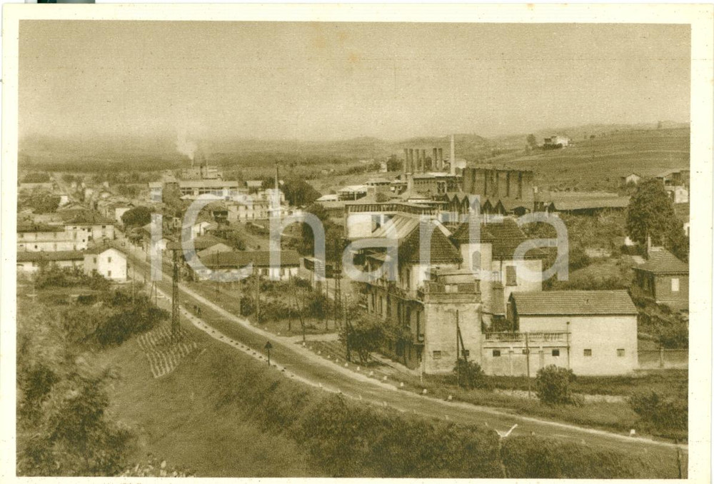 Cartolina originale da collezione 1945 ca OZZANO MONFERRATO AL Veduta del Lavello Cartolina FG NV 1