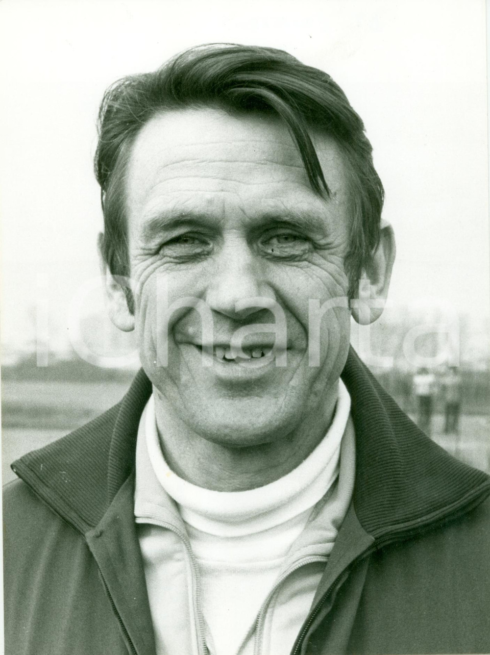 Fotografia d epoca originale 1980 ca CALCIO Nazionale OLANDA Ritratto Allenatore Jan ZWARTKRUIS Foto 4 1