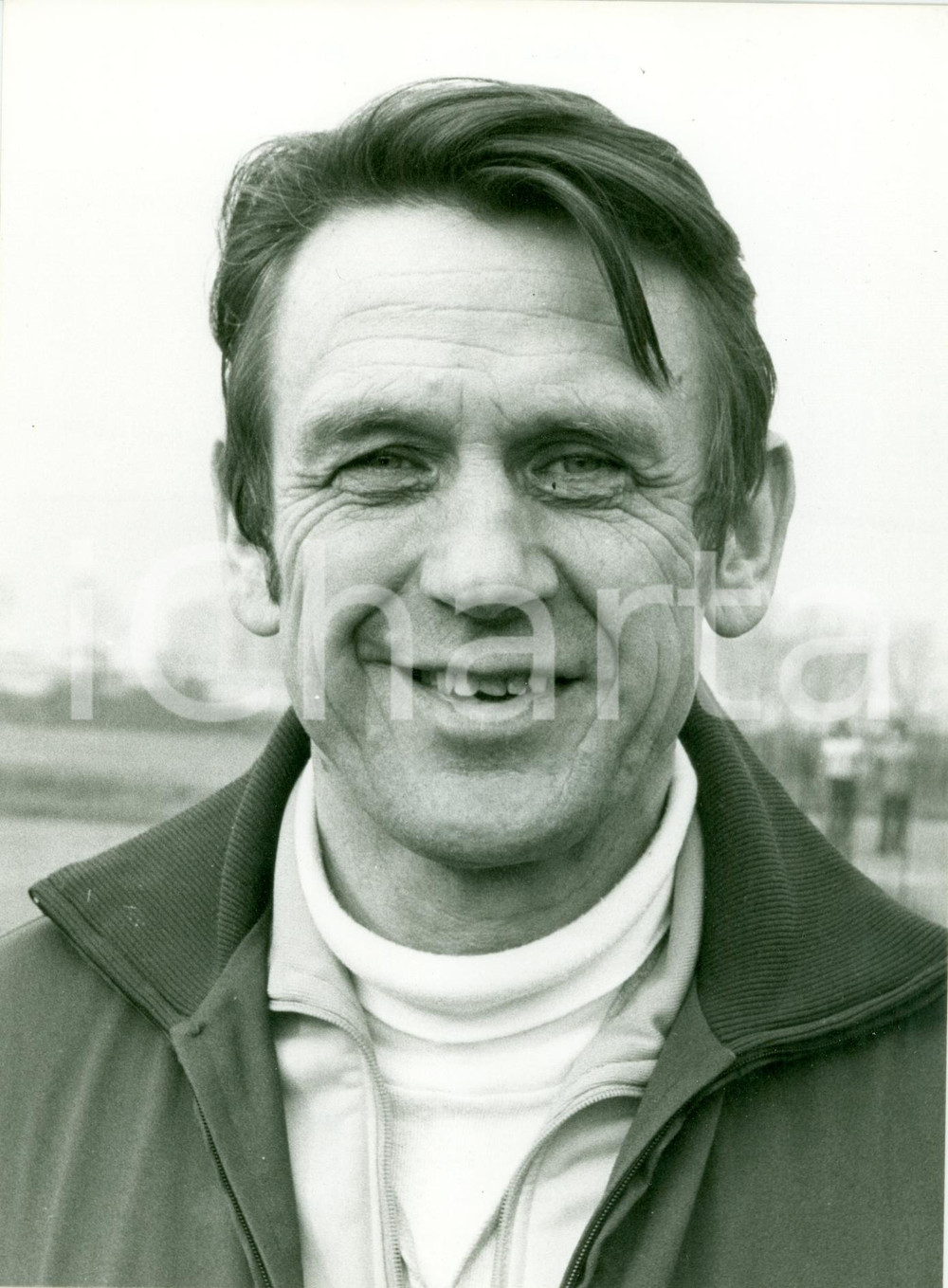Fotografia d epoca originale 1980 ca CALCIO Nazionale OLANDA Ritratto Allenatore Jan ZWARTKRUIS Foto 2 1