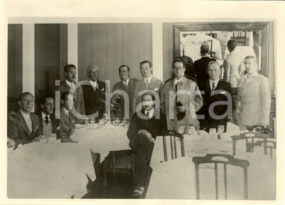 Fotografia d epoca originale 1933 LISBONA Alfonso di BORBONE tra evasi VILLA CISNEROS Fotografia 3 1