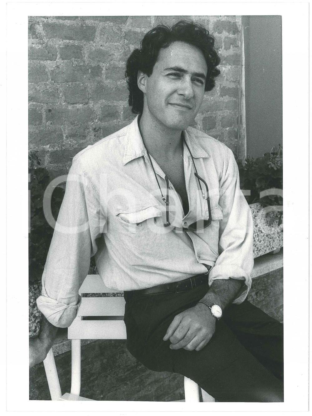 Fotografia d epoca originale 1990 ca CINEMA Scott GOLDSTEIN Portrait  Photo 18x24 cm 1