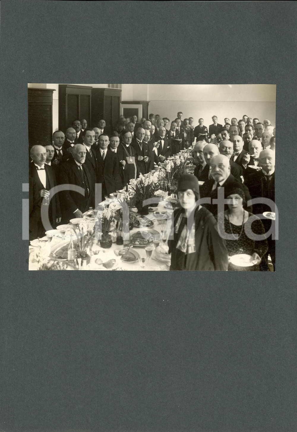 Fotografia d epoca originale 1930 ca VARSAVIA Inaugurazione uffici Compagnia Assicurazioni RAS  Foto 2 1