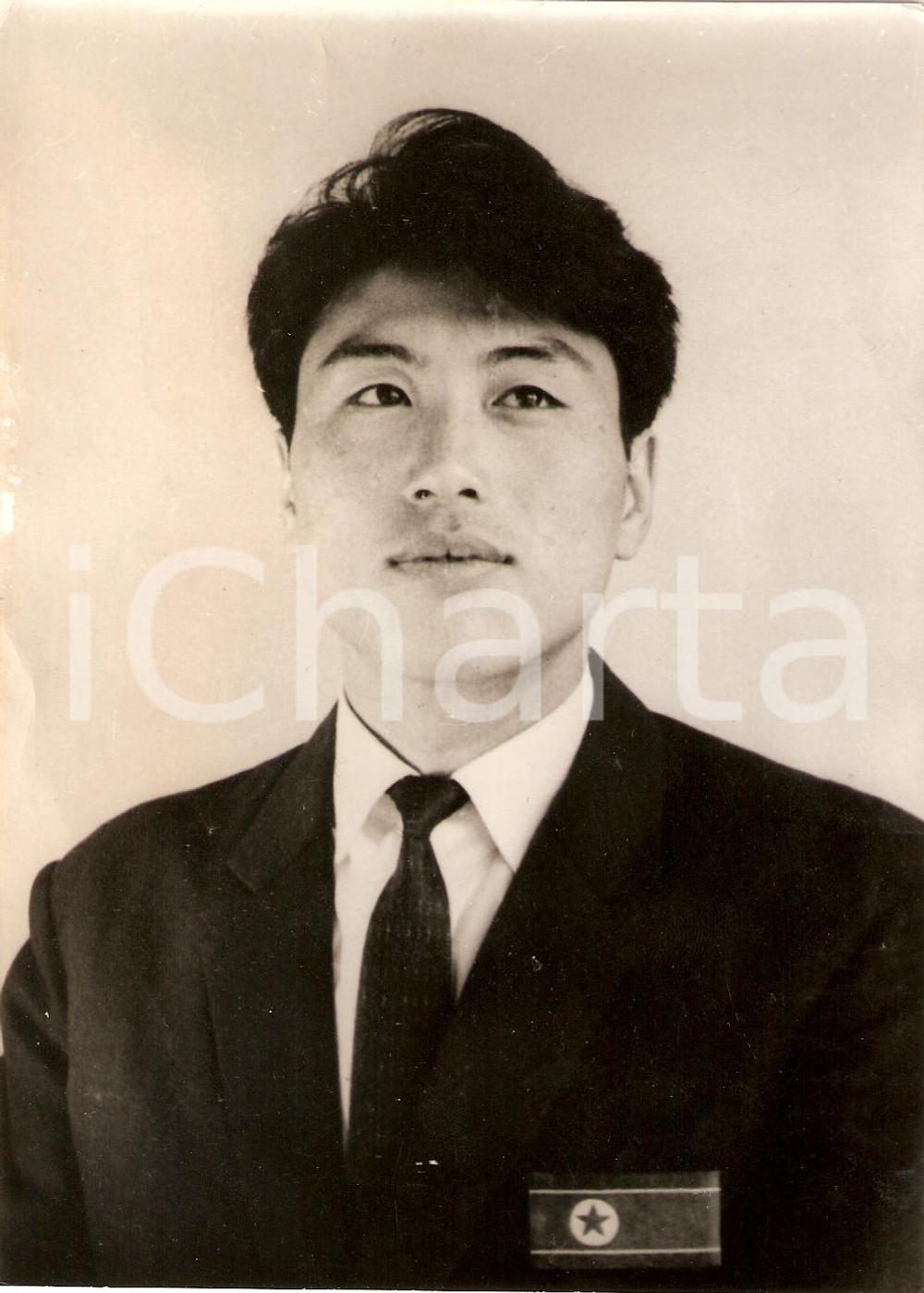 Fotografia d epoca originale 1968 COREA DEL NORD Nazionale calcio  Kang BONG CHIL mediano destro FOTO 2 1
