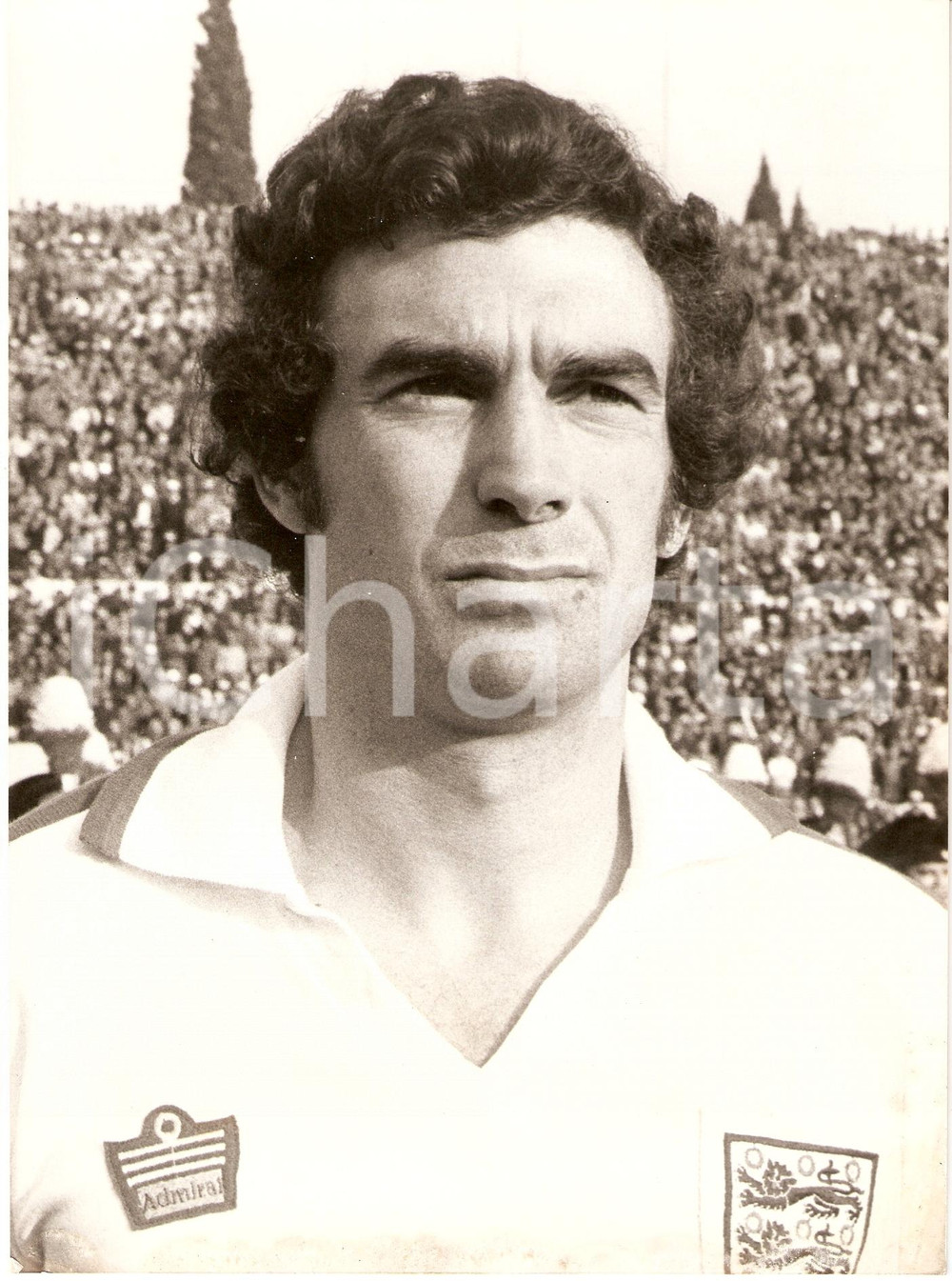 Fotografia d epoca originale 1974 INGHILTERRA Calcio MONDIALI Trevor BROOKING Ritratto Nazionale Foto 2 1