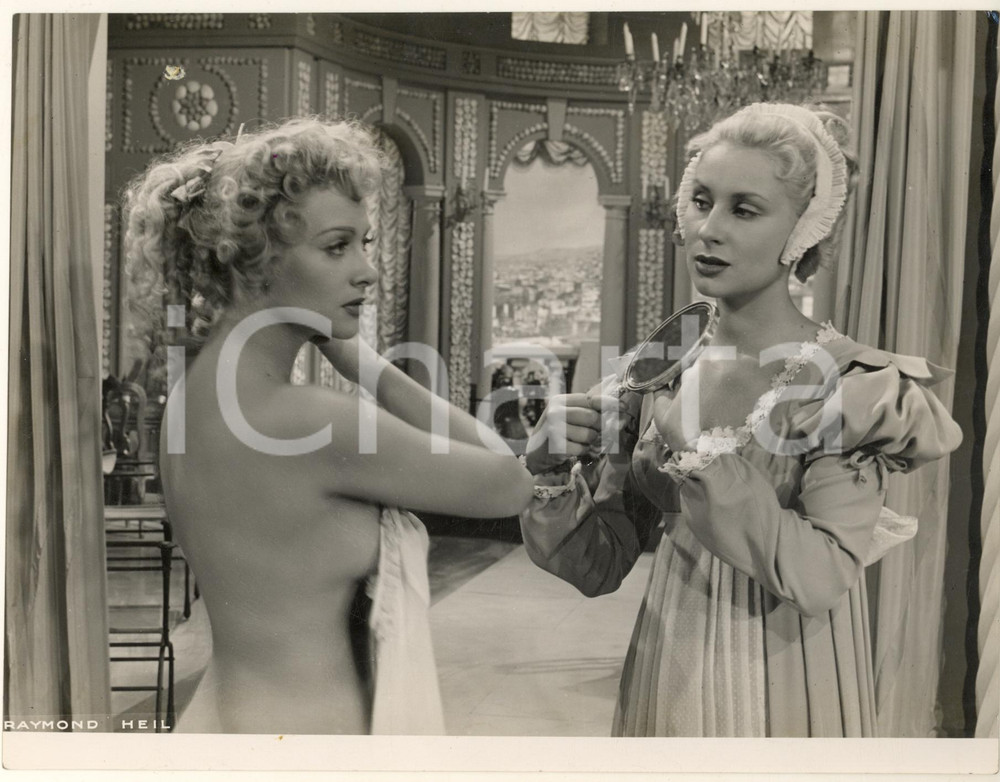 Fotografia d epoca originale 1952 CINEMA Un caprice de Caroline chérie  Martine CAROL  NAKED Foto 1