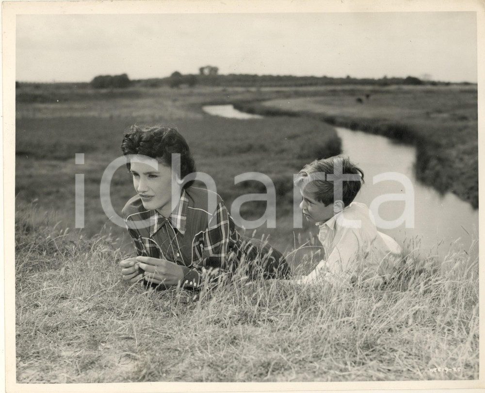 Fotografia d epoca originale 1955 CINEMA Film Raising a riot  Jan MILLER Gary BILLINGS Foto 26x21cm 1