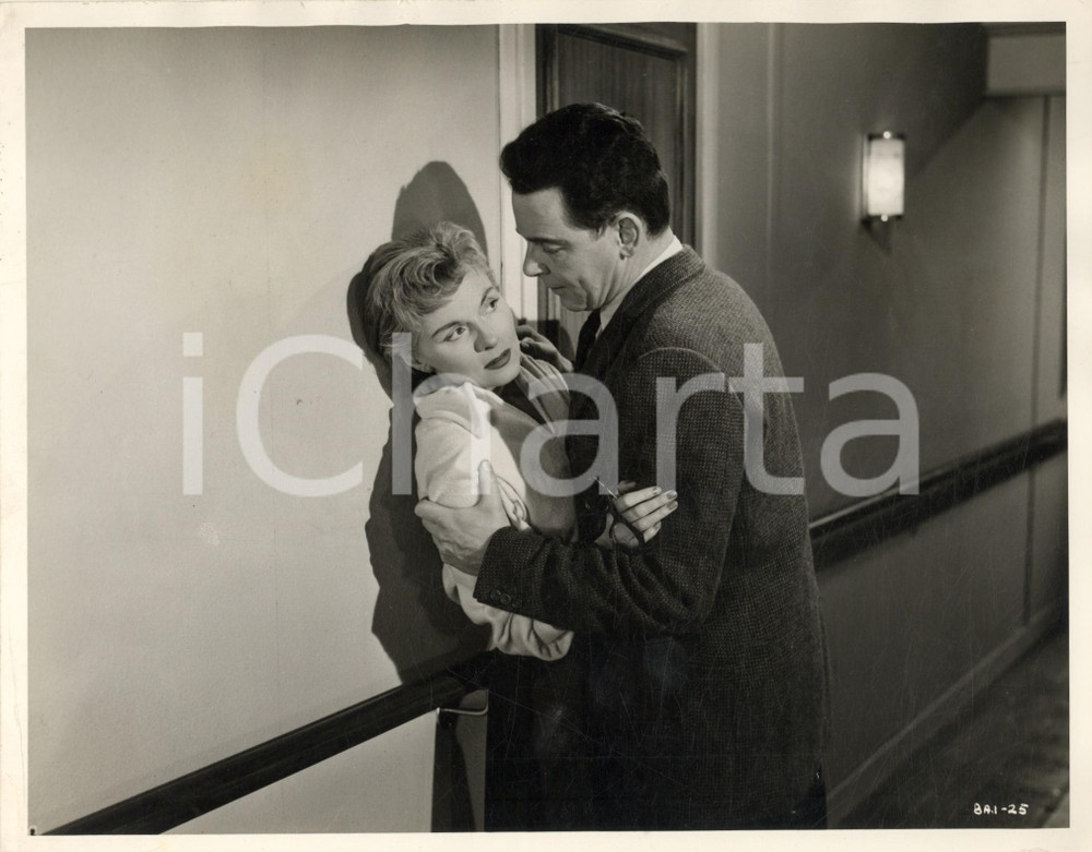 Fotografia d epoca originale 1954 CINEMA Film Tre Green Scarf  Ann TODD Phil BROWN Photo 26x21 cm 1