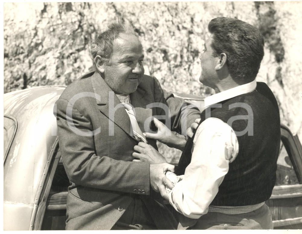 Fotografia d epoca originale 1955 Il bidone FELLINI  Broderick CRAWFORD Richard BASEHART Foto 1