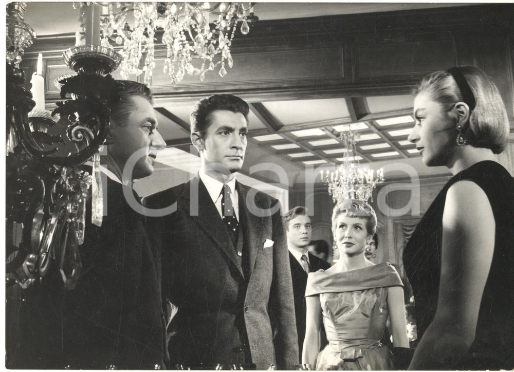 Fotografia d epoca originale 1955 CINEMA Les mauvaises rencontres JeanClaude PASCAL Anouk AIMEE Photo 1