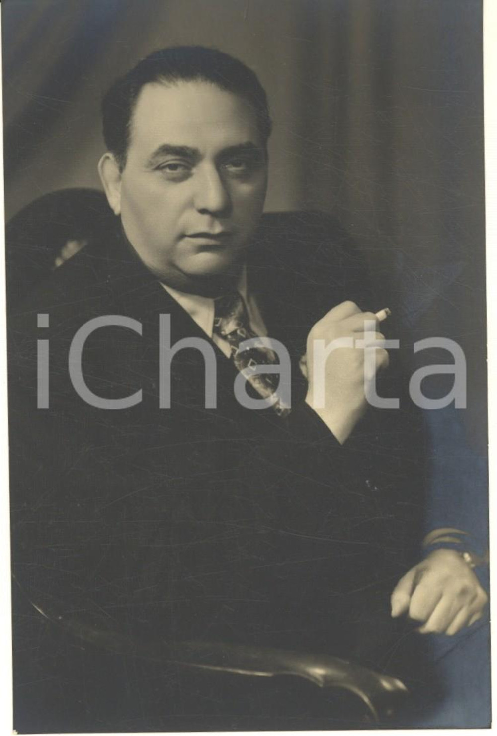 Fotografia d epoca originale 1955 ca URSS CINEMA Leonid LUKOV Soviet film director  Photo 9x14 cm 1