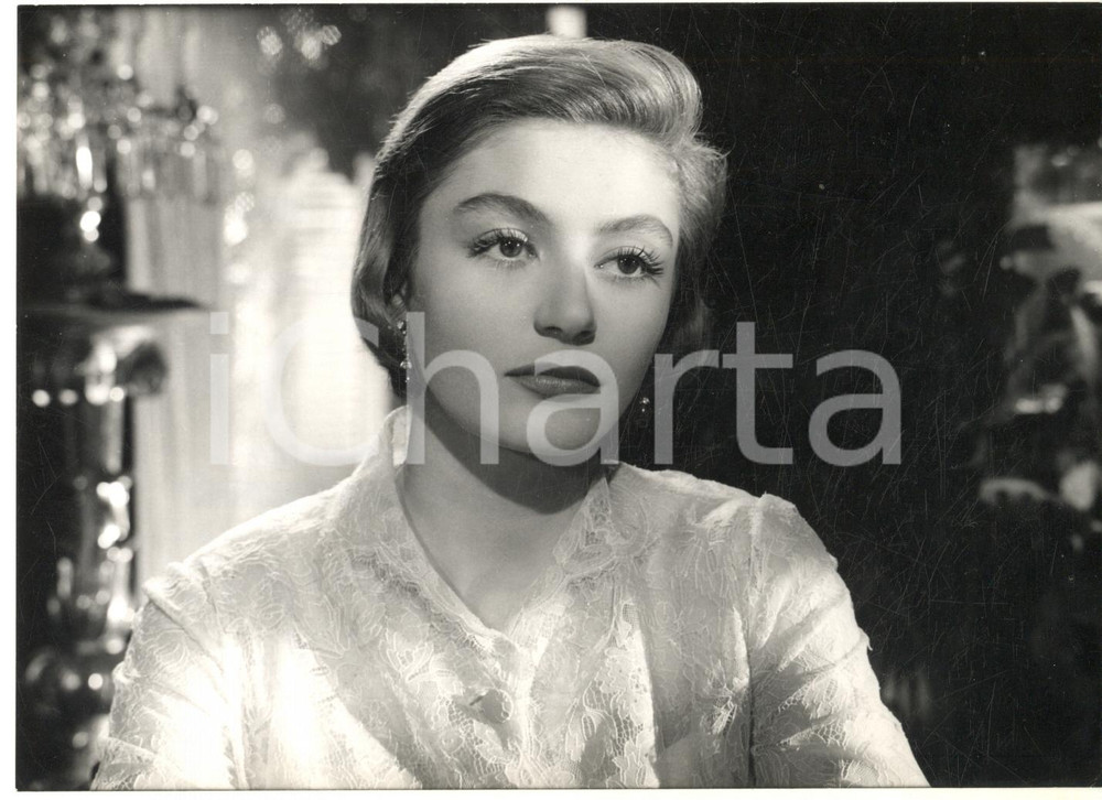 Fotografia d epoca originale 1955 CINEMA Les mauvaises rencontres Anouk AIMEE  Portrait Photo 1