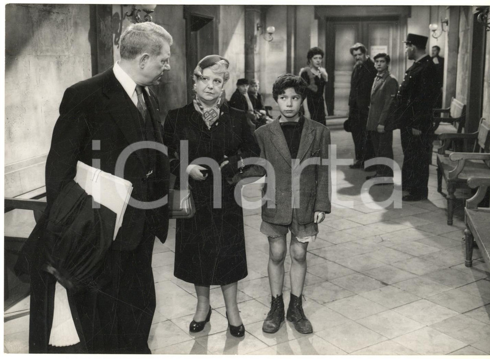 Fotografia d epoca originale 1955 CINEMA Chiens perdus sans collier di Jean DELANNOY  Jean GABIN Photo 1