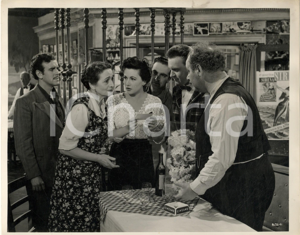 Fotografia d epoca originale 1955 CINEMA The constant husband George COLE Nicole MAUREY Derek SYDNEY 1