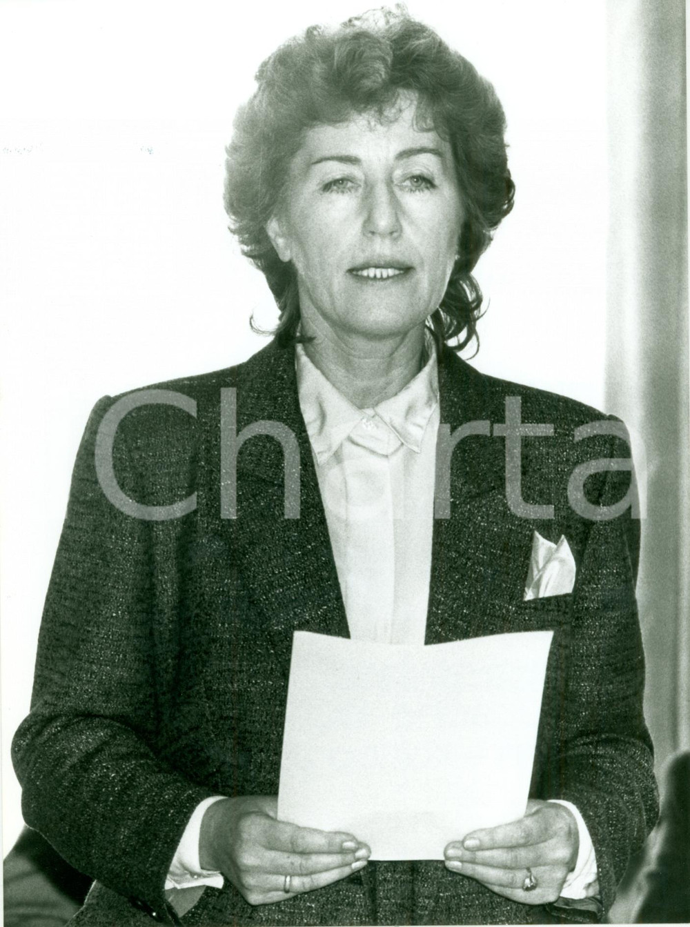 Fotografia d epoca originale 1989 BERLIN Christa LUFT ministro Economia DDR Fotografia 2 1