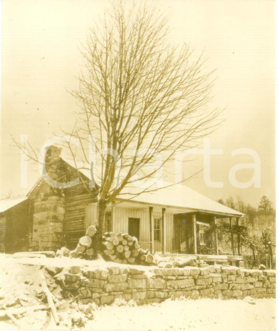 Fotografia d epoca originale 1945 ca ARMATHWAITE, TENNESSE USA Casa natale di Cordell HULL Foto 1
