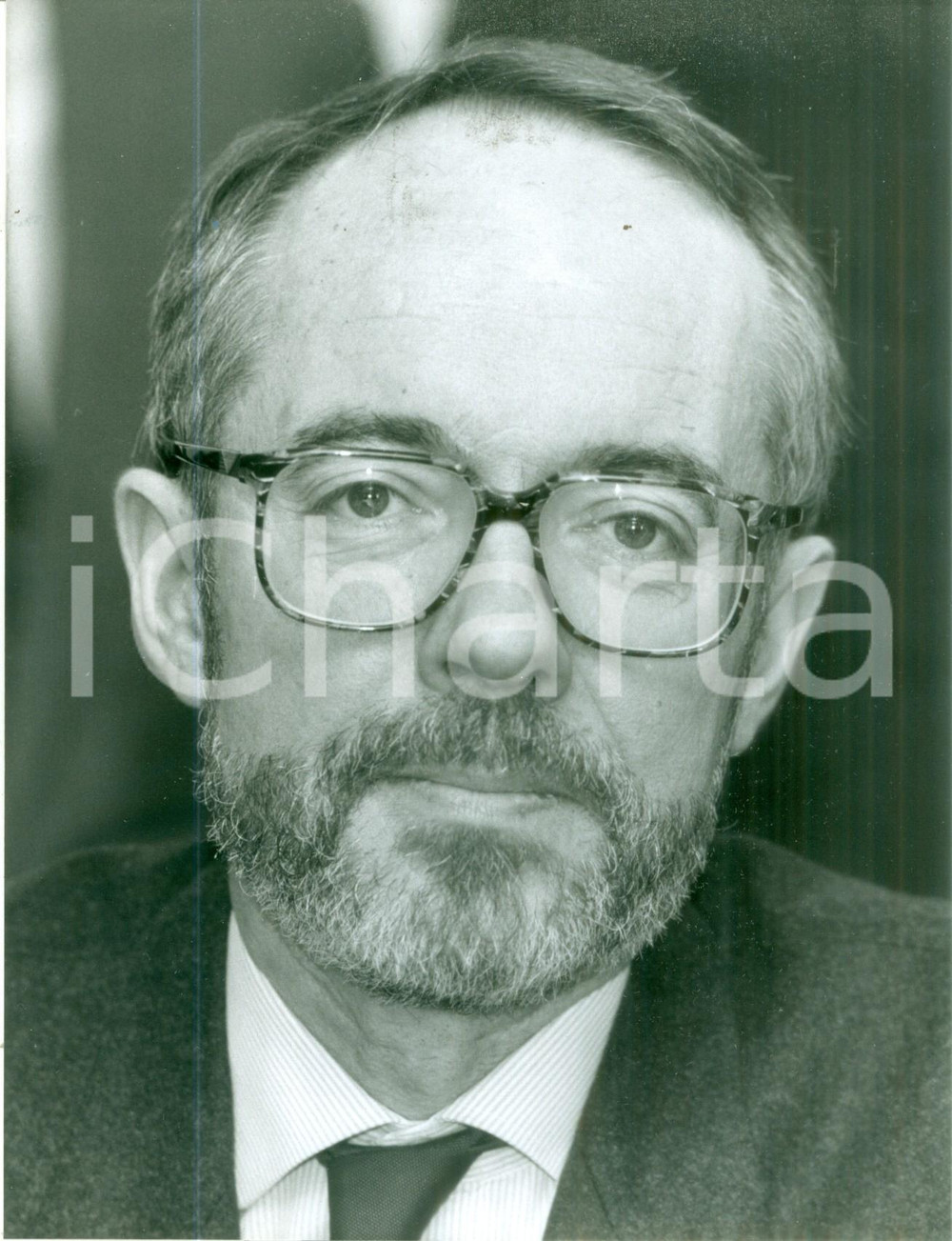 Fotografia d epoca originale 1991 PARIS Philippe MARCHAND Ministro degli Interni francese Foto 2 1