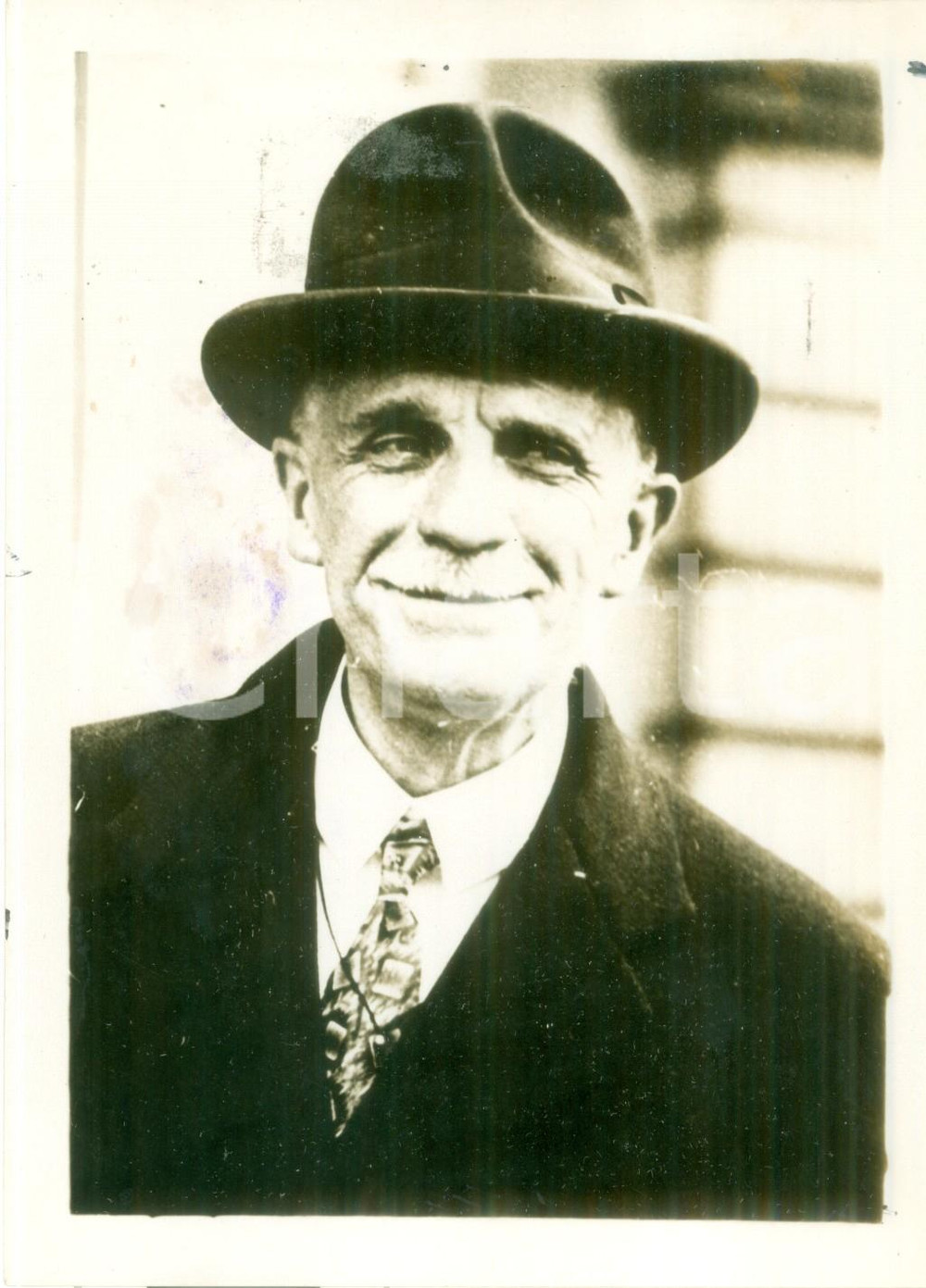 Fotografia d epoca originale 1930 ca LOUVAIN BELGIO Ministro Prosper POULLET Fotografia 1