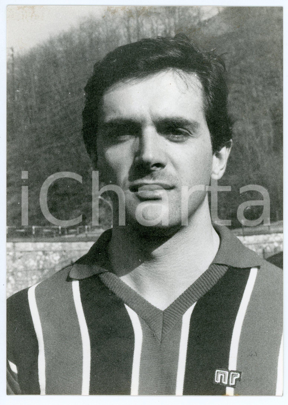 Fotografia d epoca originale 1984 RONCO SCRIVIA  ASD Ronchese  Paolo BAUDANZA Foto CALCIO 12x17 cm 1