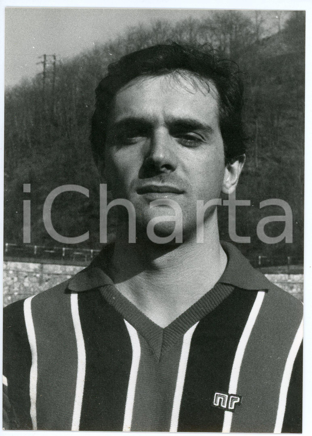 Fotografia d epoca originale 1984 RONCO SCRIVIA  ASD Ronchese  Paolo BAUDANZA Foto CALCIO 12x17 cm 1 1