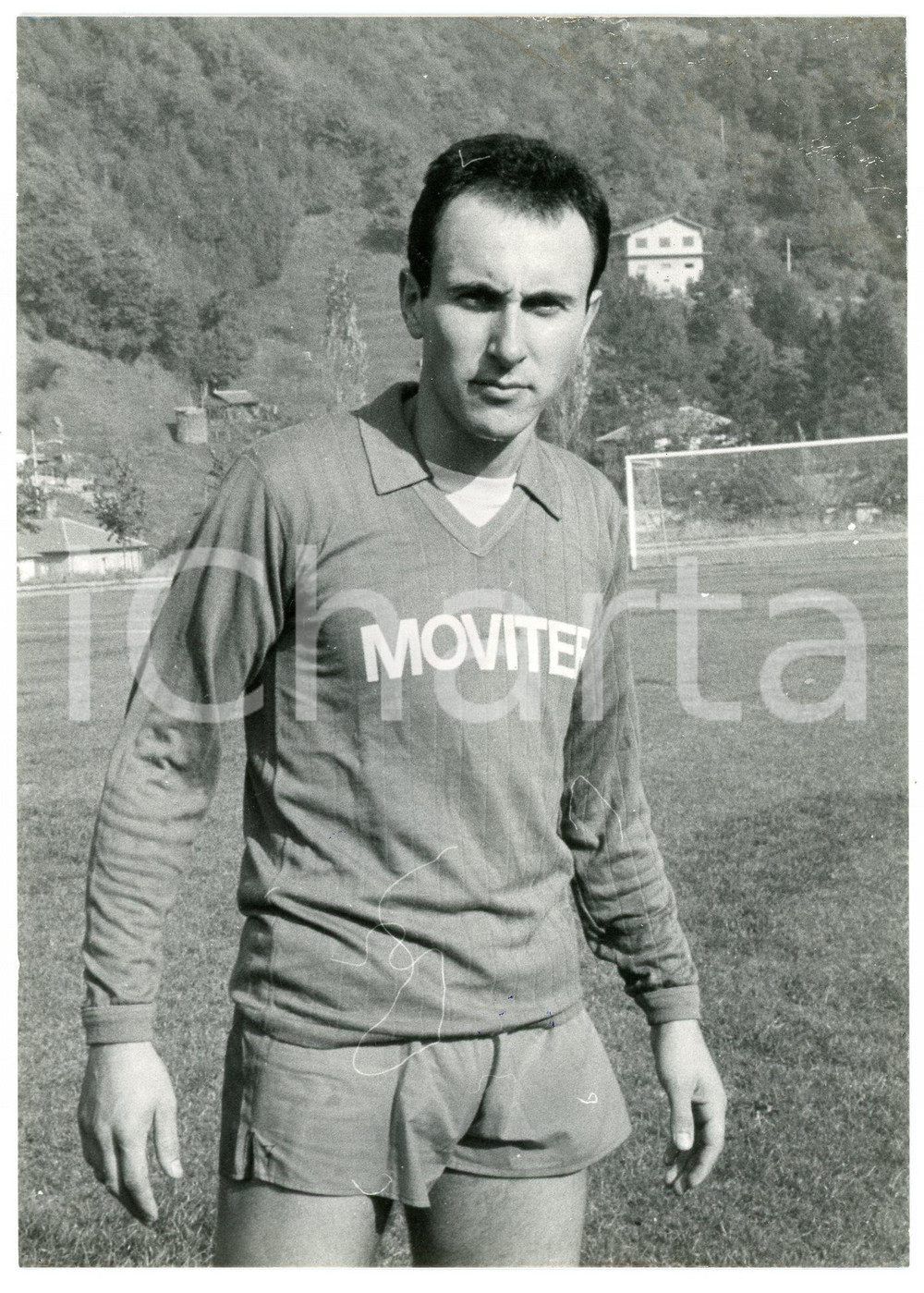 Fotografia d epoca originale 1985 MASONE  ASD Masone  Mario MACCIÒ Foto CALCIO 12x17 cm 1