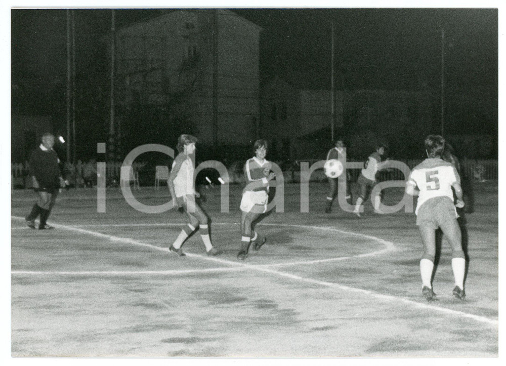 Fotografia d epoca originale 1985 BUSALLA  CALCIO FEMMINILE Borghetto di Borbera vs. Boscardo Rossiglione 1