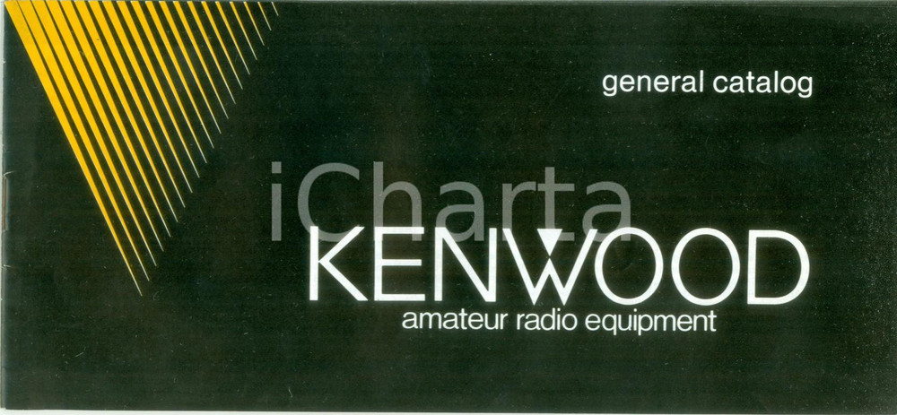 Materiale pubblicitario d’epoca 1982 KENWOOD Amateur radio equipment Catalogo generale ILLUSTRATO 1