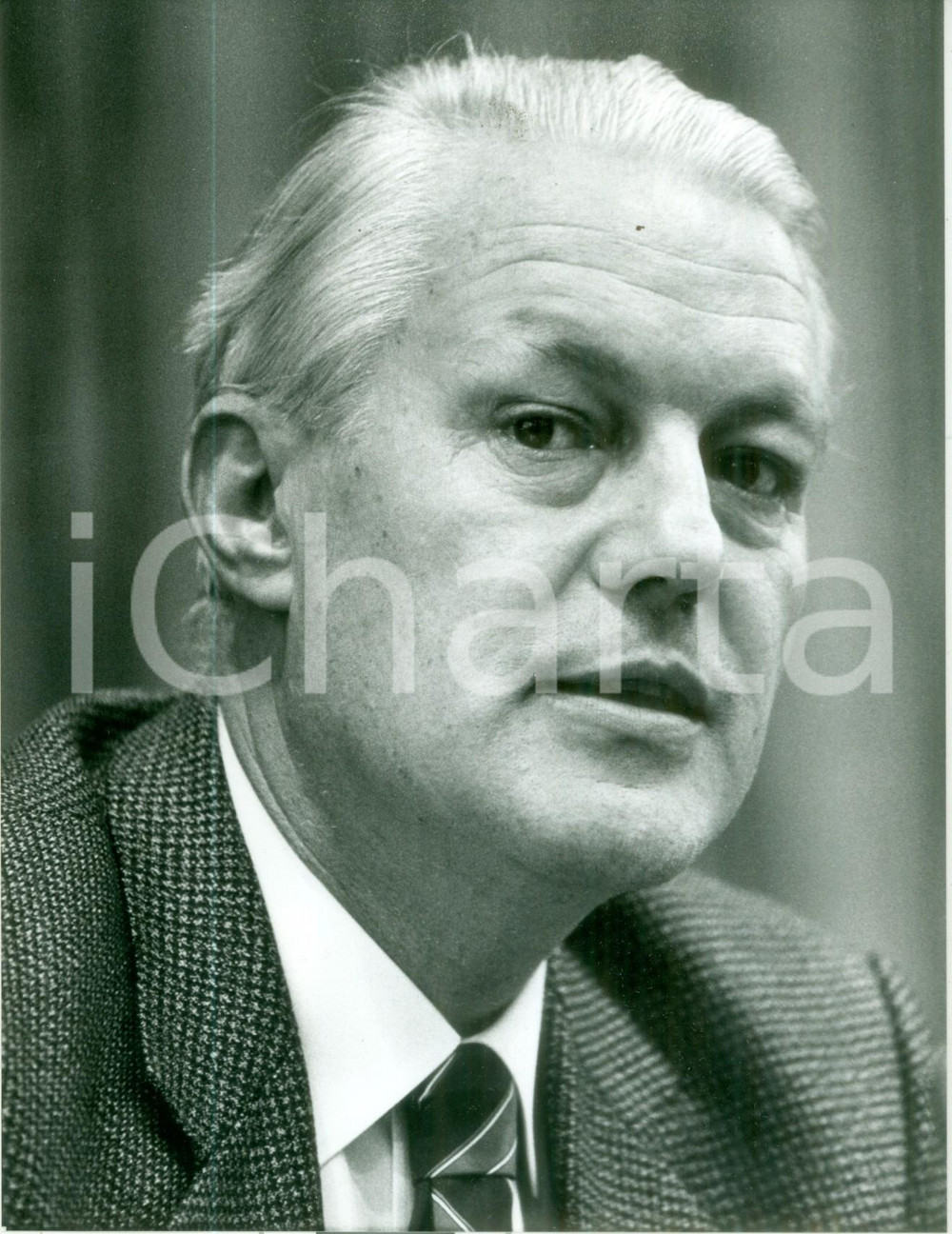 Fotografia d epoca originale 1990 ca BONN Gerhard STOLTENBERG Ministro delle Finanze CDU Foto 4 1
