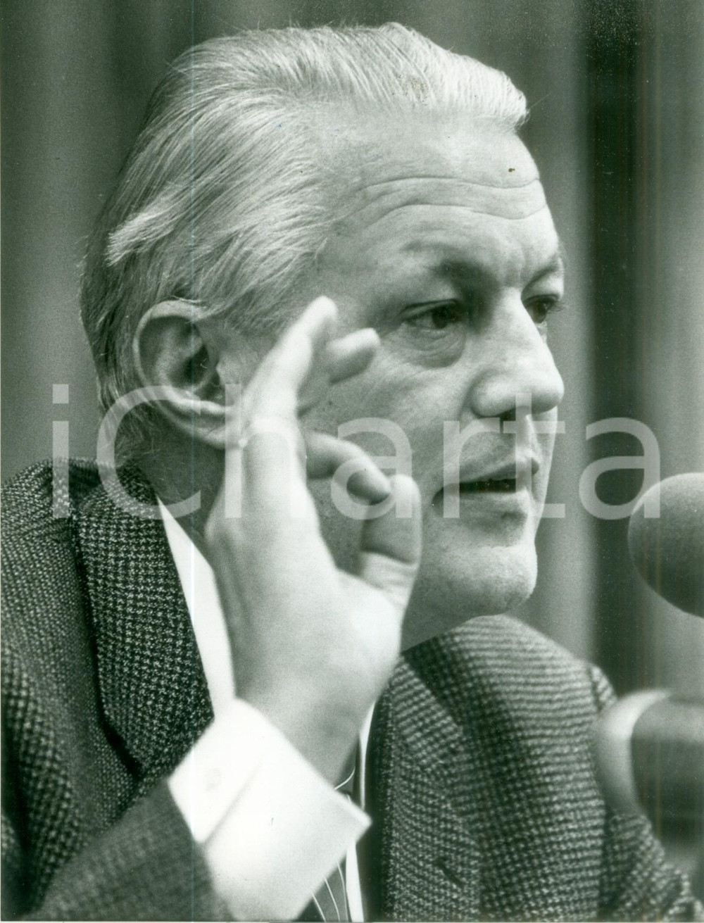 Fotografia d epoca originale 1990 ca BONN Gerhard STOLTENBERG Ministro delle Finanze CDU Foto 2 1