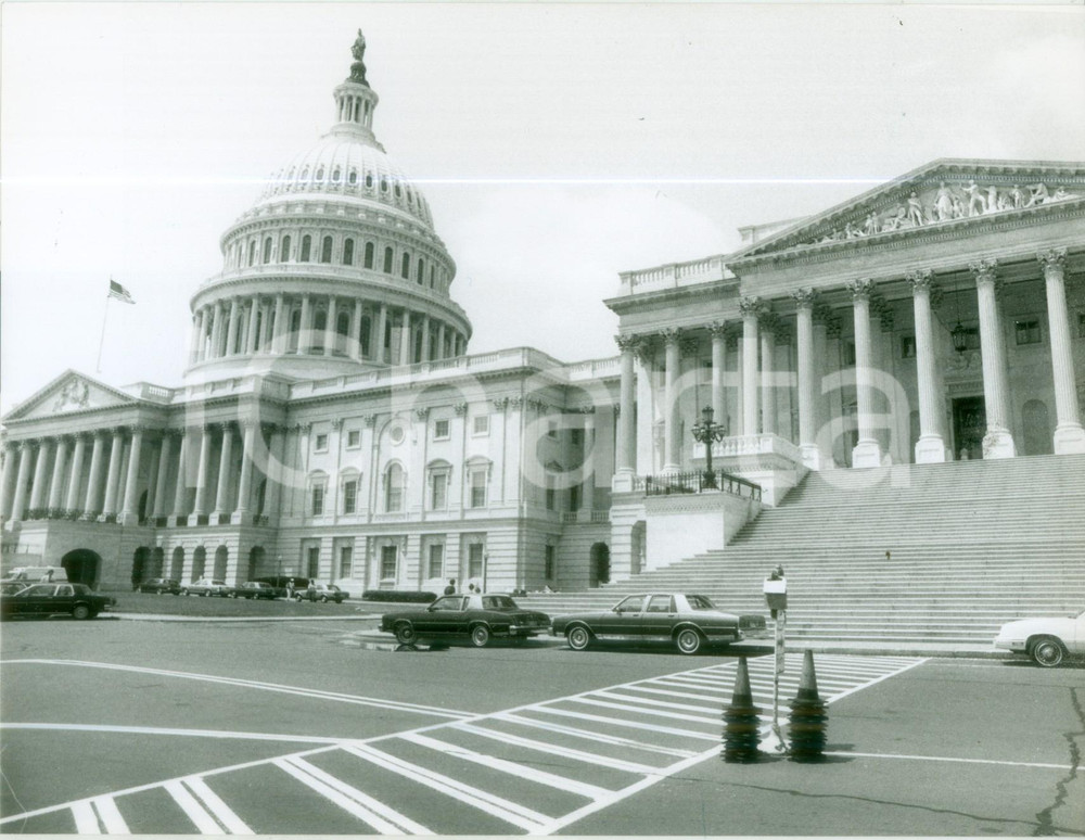 Fotografia d epoca originale 1983 WASHINGTON  USA Scorcio dell U.S. CAPITOL Vera fotografia 1