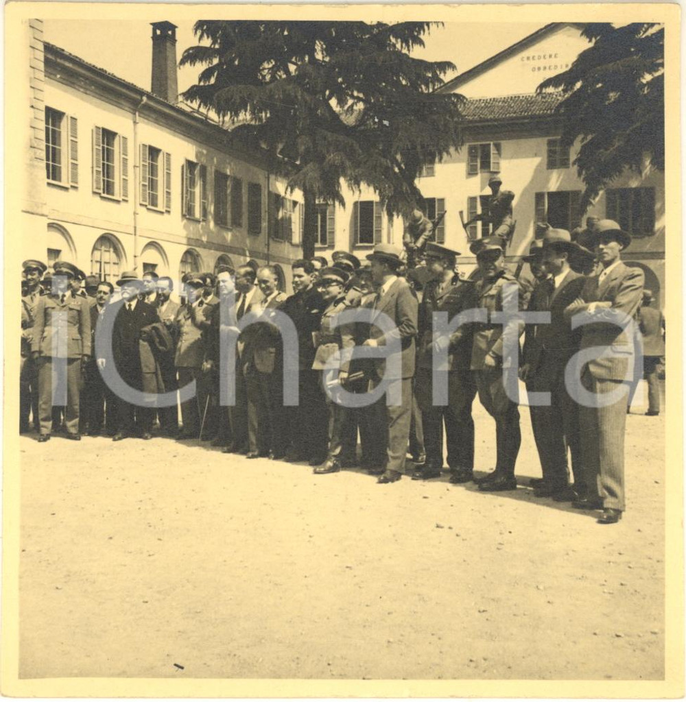 Fotografia d epoca originale 1935 PAVIA Corso addestramento Ufficiali Genio  Visita ufficiali Milano Foto 3 1