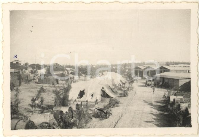 Fotografia d epoca originale 1936 AOI ETIOPIA Panificio militare  Forni WEISS  Tende Foto 8x6 cm 1