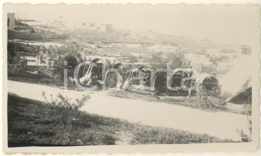 Fotografia d epoca originale 1935 AOI ETIOPIA Panificio militare  Forni WEISS fuori uso Foto 11x7 cm 1