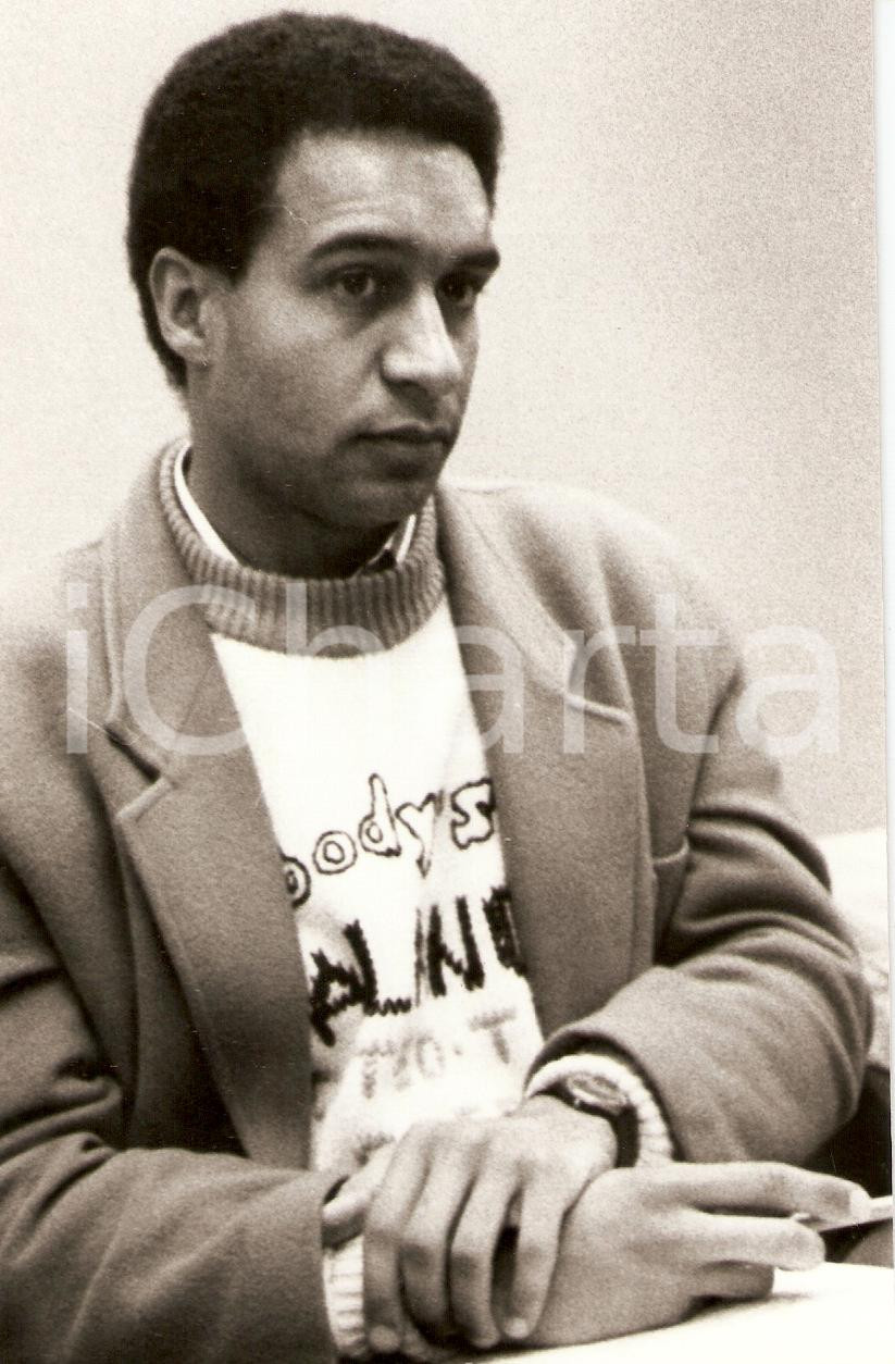 Fotografia d epoca originale 1987 FRANCE Harlem DESIR Président Association SOS RACISME Photo 1 1